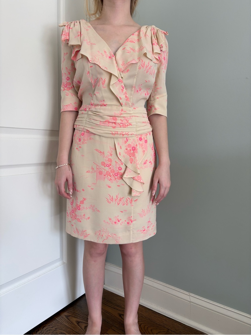 Vintage Jane Mayle silk dress size 2